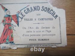 Ancien Divination Le Grand Sorcier Des Villes Et Campagnes Complet Cartes Jeu