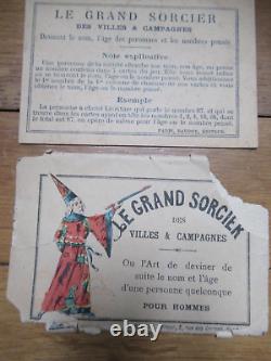 Ancien Divination Le Grand Sorcier Des Villes Et Campagnes Complet Cartes Jeu