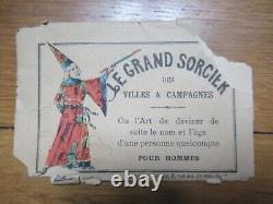 Ancien Divination Le Grand Sorcier Des Villes Et Campagnes Complet Cartes Jeu