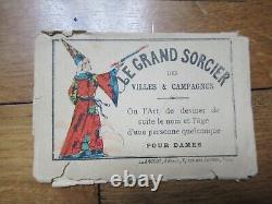 Ancien Divination Le Grand Sorcier Des Villes Et Campagnes Complet Cartes Jeu