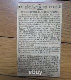 Ancien Divination Le Grand Sorcier Des Villes Et Campagnes Complet Cartes Jeu