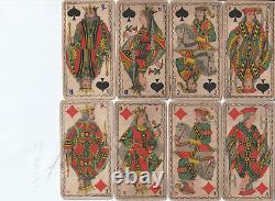 Ancien Tarot Des Fleurs Fossorier Amar 1902 Divinatoire Complet 78/78 Cartes Jeu