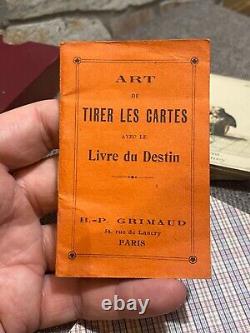 Ancien jeu de cartes, LE LIVRE DU DESTIN 1890 GRIMAUD, Tarot, oracle COMPLET
