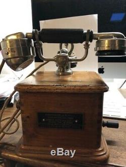 Ancien telephone de l etat modele annee 1910 Complet