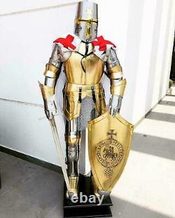 Armure de chevalier médiéval Costume d'armure de corps complet Costume