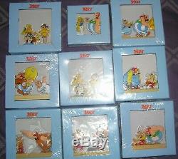 Asterix & Obélix collection complete de 40 figurines plat d'etain Editions Atlas