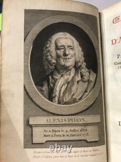 Belle Collection Theatre Oeuvres Complètes Alexis Piron Rigoley De Juvigny 1776