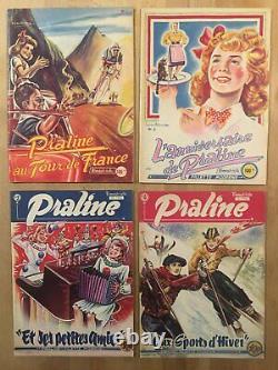 Brantonne Praline Collection complète des 4 numéros parus 1952 TBE/NEUF