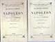 C1 NAPOLEON Antommarchi LES DERNIERS MOMENTS DE NAPOLEON Complet 2 Volumes