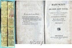 C1 NAPOLEON Baron Fain MANUSCRIT DE 1813 Edition BELGE 1824 COMPLET