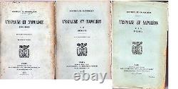 C1 NAPOLEON Grandmaison L ESPAGNE ET NAPOLEON 1804 1814 COMPLET des 3 Volumes