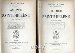C1 NAPOLEON Masson AUTOUR DE SAINTE HELENE Complet en 2 Tomes RELIE 1909