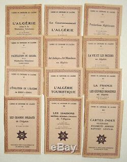 CAHIERS DU CENTENAIRE DE L'ALGÉRIE. Collection complète 12 fascicules. 1930