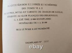 COLLECTION COMPLÈTE CHARLES DE GAULLE 25 volumes PLON 1970 TRES BON ETAT