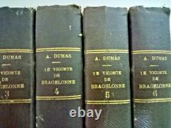 COLLECTION COMPLETE LE VICOMTE DE BRAGELONNE alexandre DUMAS 6 VOLUMES