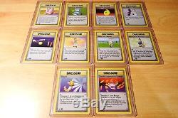 COLLECTION COMPLETE SET DE BASE EDITION 1 Cartes Pokémon MINT 102/102 DRACAUFEU
