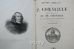 CORNEILLE Oeuvres complètes de P. & Th Corneille, suivie 1862