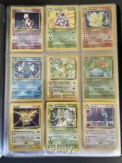 Carte Pokemon 1999 set de base complet 102/102 Wizard