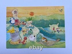 Carte Postale Pokémon 1999 Keiko Fukuyama Art Set B Complet Japonais Vintage