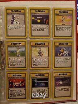 Cartes Pokémon Set de base 102/102 COMPLET Édition 2 + Album Trading Card Game