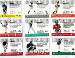 Collection 2002 Upper Deck Minor League Signature-COMPLET Lot de 34 RÉDUIT