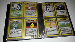 Collection Cartes Pokemon Set de Base COMPLET dont Dracaufeu 1ED Wizard FR