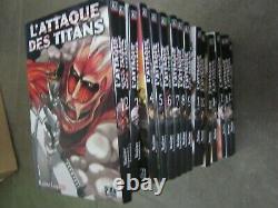 Collection Complete Attaque Des Titans 1 A 34 Manga Pika Isayama Ttbe