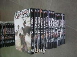 Collection Complete Attaque Des Titans 1 A 34 Manga Pika Isayama Ttbe