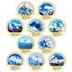 Collection Complete Des 10 Medailles Les Plus Hauts Sommets Du Monde? A