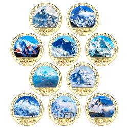 Collection Complete Des 10 Medailles Les Plus Hauts Sommets Du Monde? D