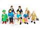 Collection Complete Des 9 Figurines Tintin Serie Comics Spain 1984