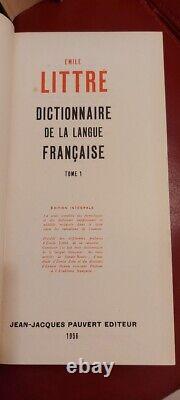Collection Complete Dictionnaires De La Langue Francaise Le Littre Edition 1956