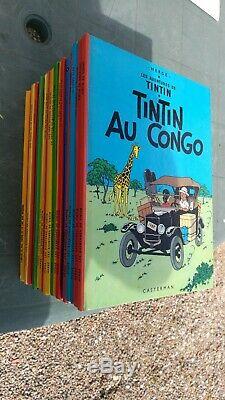 Collection Complete Tintin Annees 80 Avec Tintin Lac Des Requins+oranges Bleues