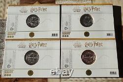 Collection Complete X22 Monnaies Argent 10e Et 50e Harry Potter 2021