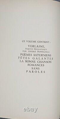 Collection Complète des Ouvres de Paul Verlaine Édition 1938 illustrée par Ber