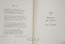 Collection Complète des Ouvres de Paul Verlaine Édition 1938 illustrée par Ber