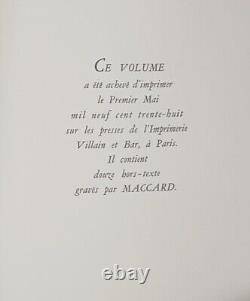 Collection Complète des Ouvres de Paul Verlaine Édition 1938 illustrée par Ber