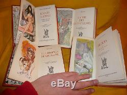 Collection Les Petits Maîtres Galants complet des Douze Volumes Curiosa Erotisme