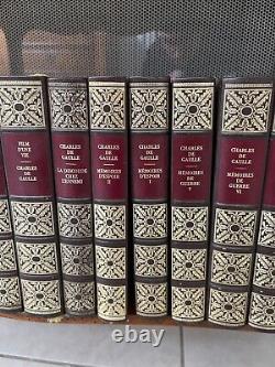 Collection Livre De Gaulle, Ouvres complètes Cercle des Bibliophiles 1972 16 vol