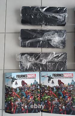 Collection Panini collection complète de 30 figurine marvel + les 5 hors série