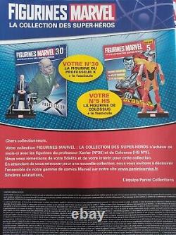 Collection Panini collection complète de 30 figurine marvel + les 5 hors série