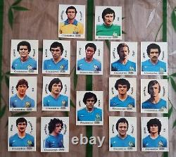 Collection complète 16 images Panini Chaussettes Stemm Coupe du monde 78 Platini