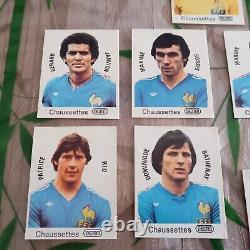 Collection complète 16 images Panini Chaussettes Stemm Coupe du monde 78 Platini