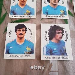 Collection complète 16 images Panini Chaussettes Stemm Coupe du monde 78 Platini