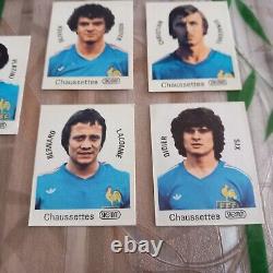 Collection complète 16 images Panini Chaussettes Stemm Coupe du monde 78 Platini