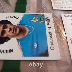 Collection complète 16 images Panini Chaussettes Stemm Coupe du monde 78 Platini