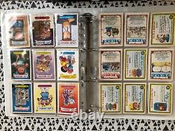 Collection complète (177 pièces) carte les Crados série 1 de 1986