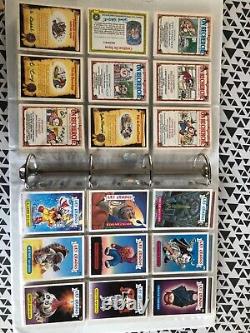 Collection complète (177 pièces) carte les Crados série 1 de 1986