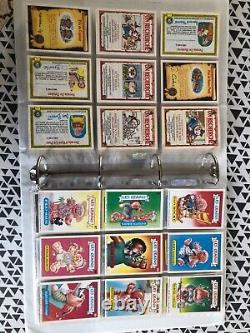 Collection complète (177 pièces) carte les Crados série 1 de 1986