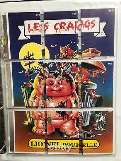 Collection complète (177 pièces) carte les Crados série 1 de 1986